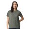 Gildan Heavy Cotton Crew Neck Short Sleeve T-Shirt 100% Cotton for Work Layering & Custom Printing